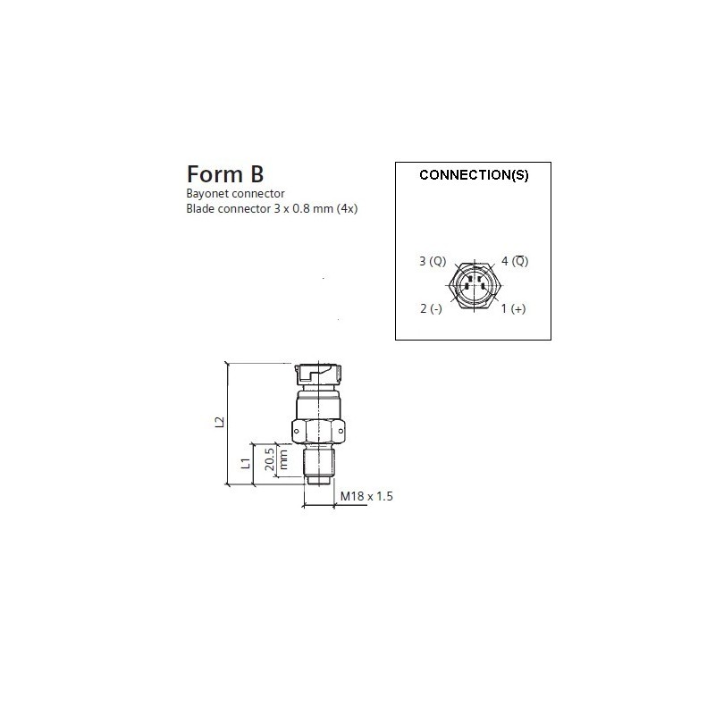 VDO Blocking oscillator tacho - speed sender - M18