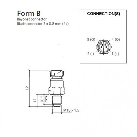 VDO Blocking oscillator tacho - speed sender - M18