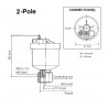 VDO Generator tacho - speed sender - 7/8"-18