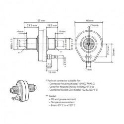 VDO Mechanical tacho - speed sender - M18