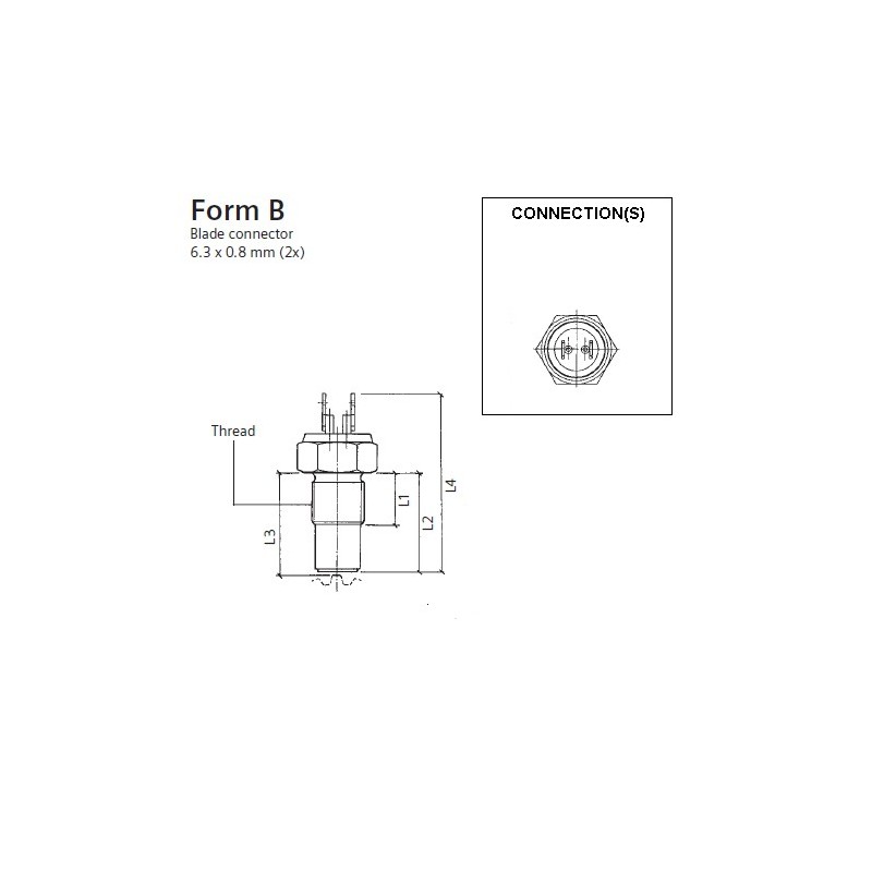 VDO Inductive tacho - speed sender - M18