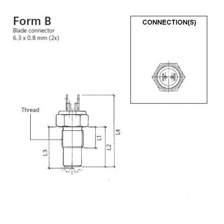 VDO Induktiv Drehzahl - Geschwindigkeit Sensor - M18