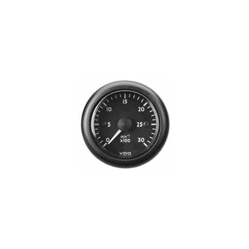 VDO ViewLine Tachometer 4.000 RPM Black 52mm