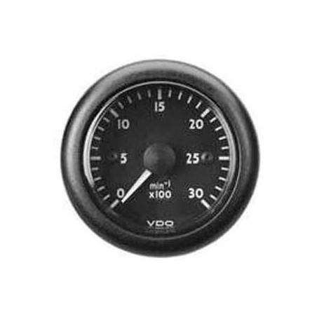 VDO ViewLine Tachometer 4.000 RPM Black 52mm