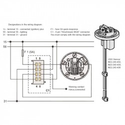 Veratron Frischwasser Sensor 4-20mA – Tank Tiefe 80-600mm