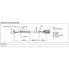 VDO Uitlaatgas temperatuursensor aansluitkabel 6m