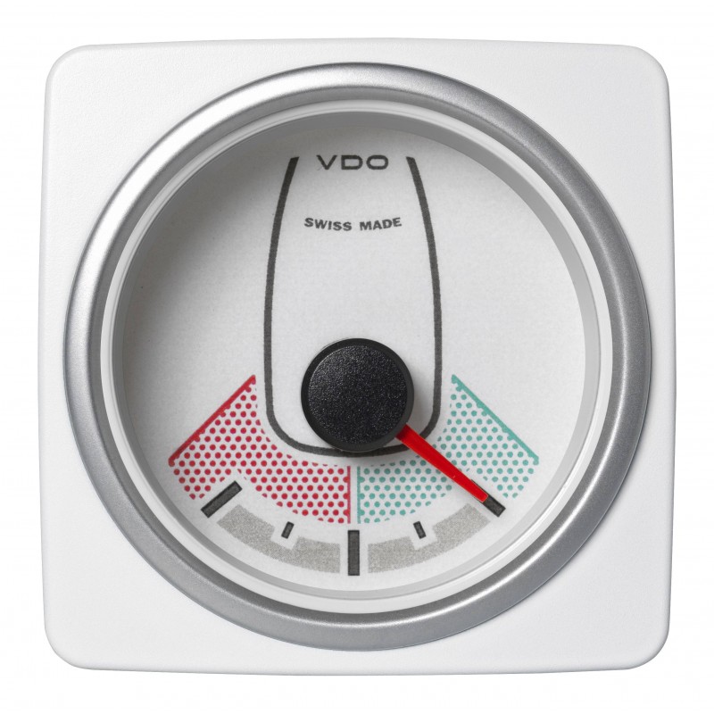 Veratron Indicador de ángulo de timón AcquaLink White 52mm