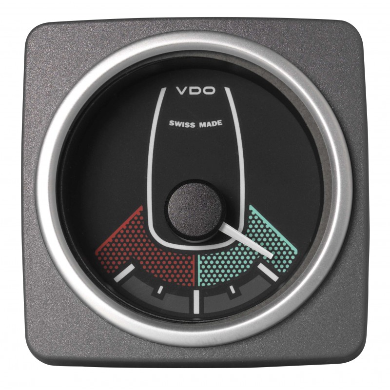 Veratron Indicatore di angolo del timone AcquaLink Nero 52mm