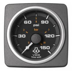 Veratron AcquaLink Motoröldruck 150 PSI Schwarz 52 mm