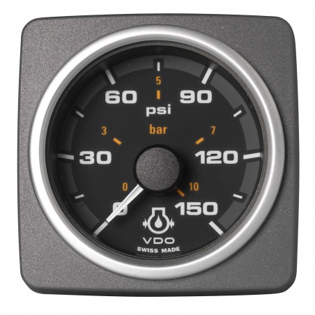 Veratron AcquaLink Motoröldruck 150 PSI Schwarz 52 mm