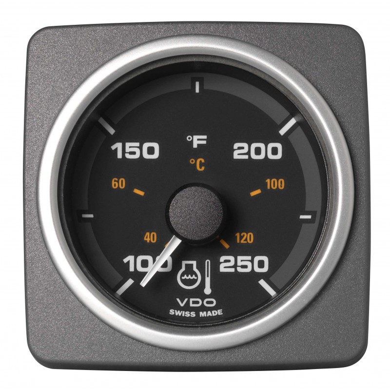 Veratron Temperatura do líquido de arrefecimento AcquaLink 250°F Preto 52mm