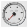 Veratron Tacómetro AcquaLink 5.000 RPM Branco 110mm