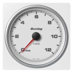 Veratron AcquaLink LOG Speedometer 12kn 85mm White