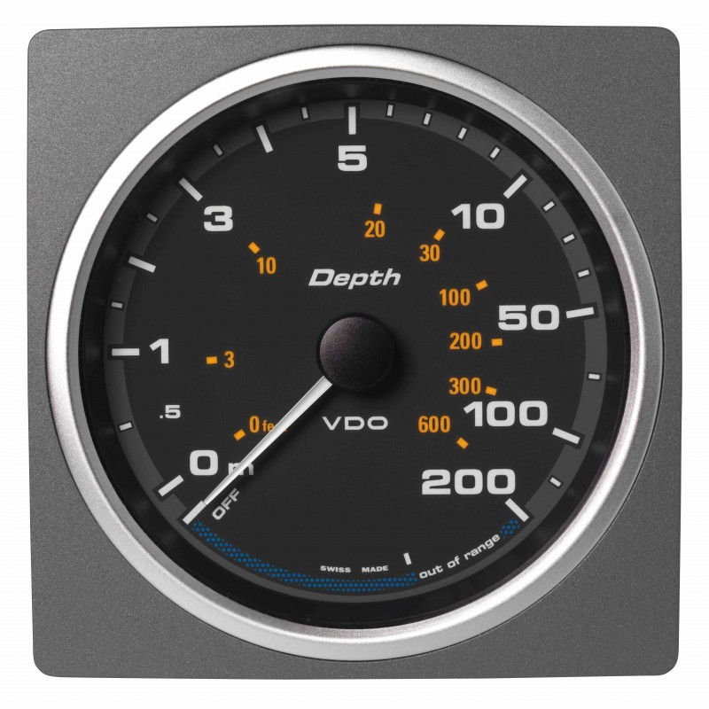 Veratron AcquaLink dieptemeter 0-200m Zwart 110mm