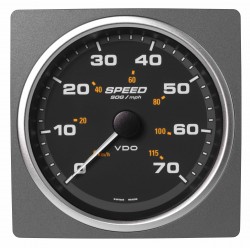 Veratron AcquaLink SOG Speedometer 70mph 110mm Black