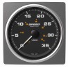 Veratron AcquaLink SOG Tachometer 35 mph 110mm Schwarz