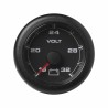 Veratron OceanLink II - 52mm Schwarz Voltmeter 18-32V - 12-24V DLRB