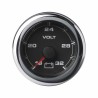 Veratron OceanLink II - 52mm Black Voltmeter 18-32V - 12-24V DLRB