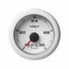Veratron OceanLink II - 52mm Weißvoltmeter 18-32V - 12-24V DLRW