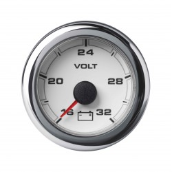 Veratron OceanLink II - voltímetro blanco de 52mm 18-32V - 12-24V DLRW