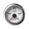 Veratron OceanLink II - 52mm White Voltmeter 18-32V - 12-24V DLRW