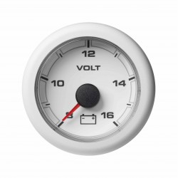 Veratron OceanLink II - 52mm Weißvoltmeter 8-16V - 12-24V DLRW