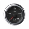 Veratron OceanLink II - 52mm Zwart Voltmeter 8-16V - 12-24V DLRB