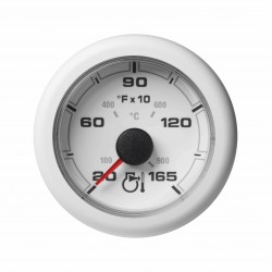 Veratron OceanLink II - Pirómetro blanco de 52 mm 1650°F-900°C - 12-24V DLRW