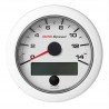 Veratron OceanLink II - 85 mm Compteur de vitesse blanc GPS 14 Kn-km/h - 12–24V DLRW