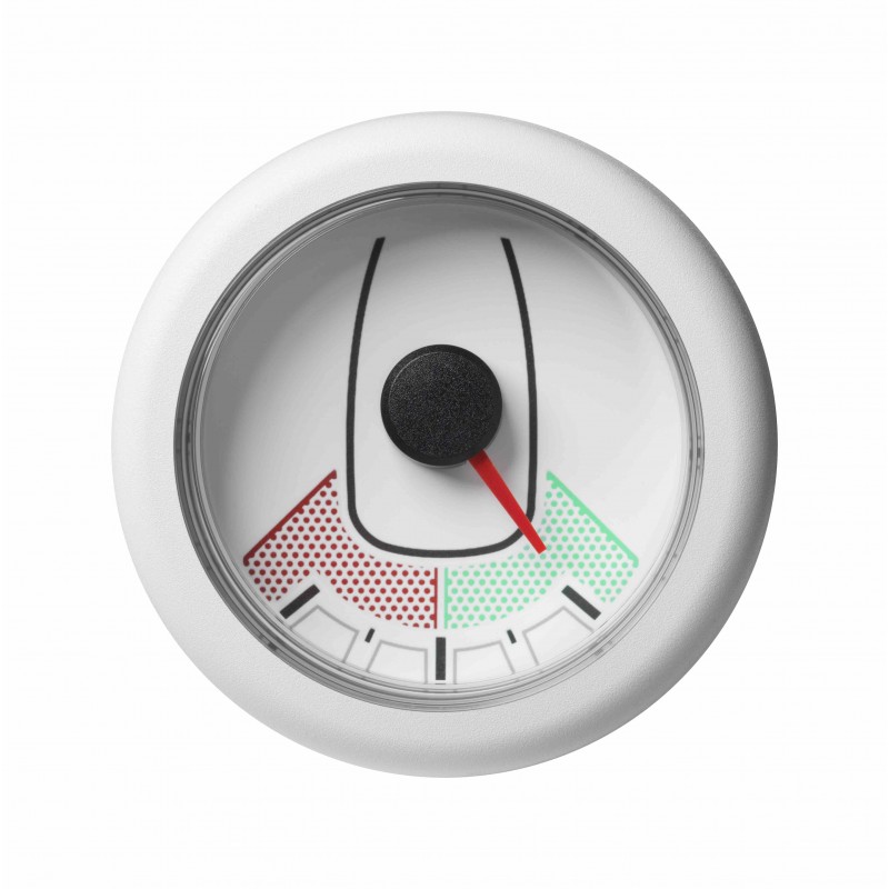 Veratron OceanLink II - 52mm witte roerhoek indicator - 12-24V DLRW