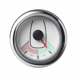 Veratron OceanLink II - Indicatore di angolo del timone bianco da 52mm - 12-24V DLRW