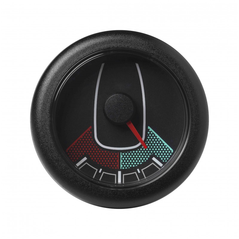 Veratron OceanLink II - Indicador de Ângulo do Leme Preto de 52mm - 12-24V DLRB