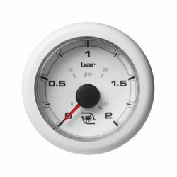 Veratron OceanLink II - 52mm White Turbo Pressure 2Bar-30PSI - 12-24V DLRW