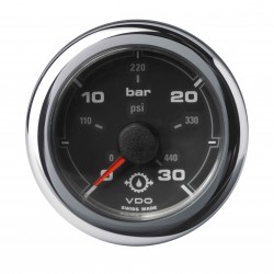 Veratron OceanLink II - 52mm zwarte tandwieloliedruk 30Bar-440PSI - 12-24V DLRB