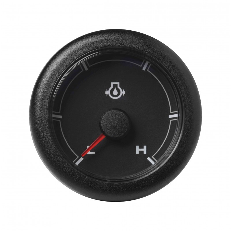 Veratron OceanLink II – 52 mm schwarzer Motoröldruck niedrig-hoch – 12-24V DLRB