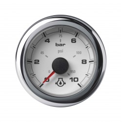 Veratron OceanLink II - 52mm biały ciśnienie oleju silnikowego 10Bar - 12-24V DLRW