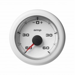 Veratron OceanLink II – 52mm White Ammeter 60A – 12-24V DLRW