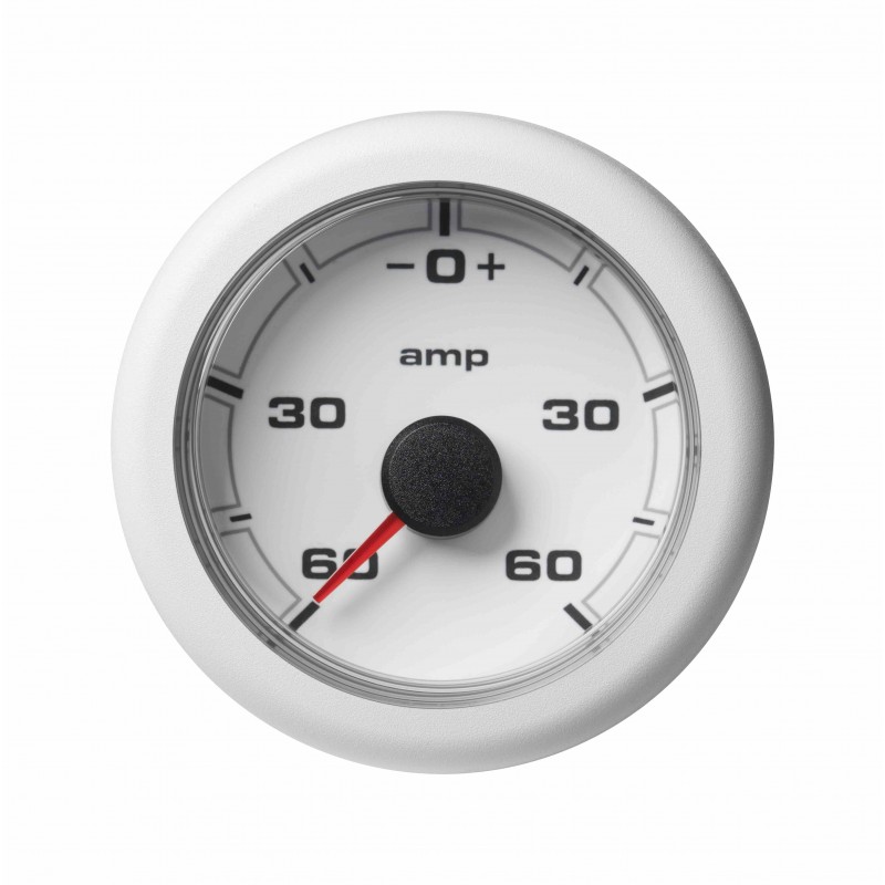 Veratron OceanLink II - 52mm biały amperomierz 60A - 12-24V DLRW