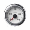 Veratron OceanLink II - 52mm Amperímetro Branco 60A - 12-24V DLRW