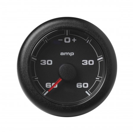 Veratron OceanLink II - 52mm Amperímetro Negro 60A - 12-24V DLRB