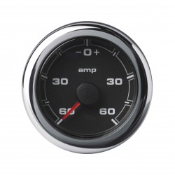 Veratron OceanLink II - 52 mm Ampèremètre noir 60A - 12-24V DLRB
