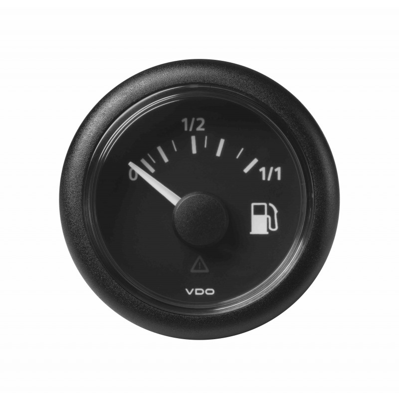 Veratron ViewLine - 52mm Black Fuel Level 1-1 - 3-180 Ohm - 12-24V DLRB