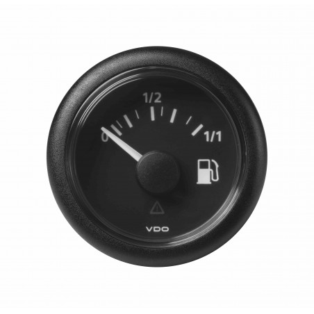 Veratron ViewLine - 52mm Black Fuel Level 1-1 - 3-180 Ohm - 12-24V DLRB