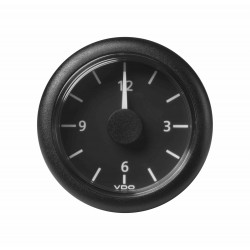 Veratron ViewLine - 52mm Black Quartz Clock 24V - 12-24V DLRB