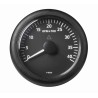 Veratron ViewLine - 52mm Black Tachometer 4000 RPM - 12-24V DLRB