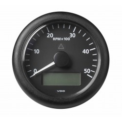 Veratron ViewLine - 85mm Black Tachometer 5000 RPM - Display - 12-24V DLRB