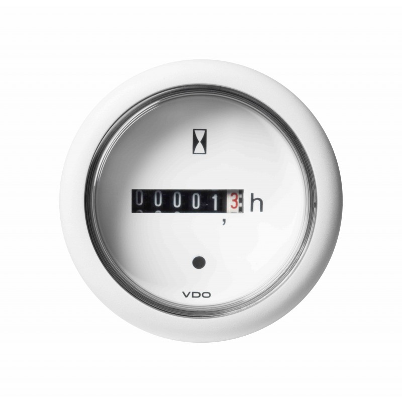 10X Veratron ViewLine – 52mm White Hours Zähler – Beleuchtet – 12-24V Tiefkühler