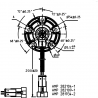 Veratron 54mm ES Tauchrohr Sensor 1200mm - L-V : 90-4 Ω - Kontaktlos 55 Widerstanden