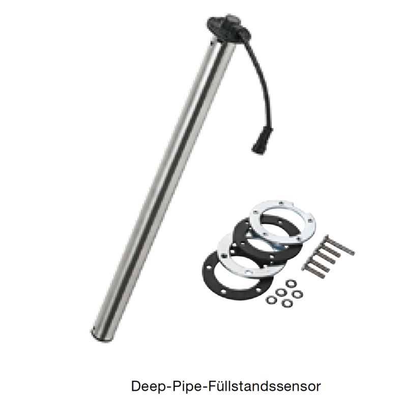 Veratron 54mm SS Deep-Pipe Sensor 600mm - Contactless 26 Resistors - E-F is 240-33 Ω