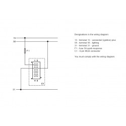 10X Veratron ViewLine - 52mm Weiß Stundenzähler - Beleuchtet - 12-24V DLTC